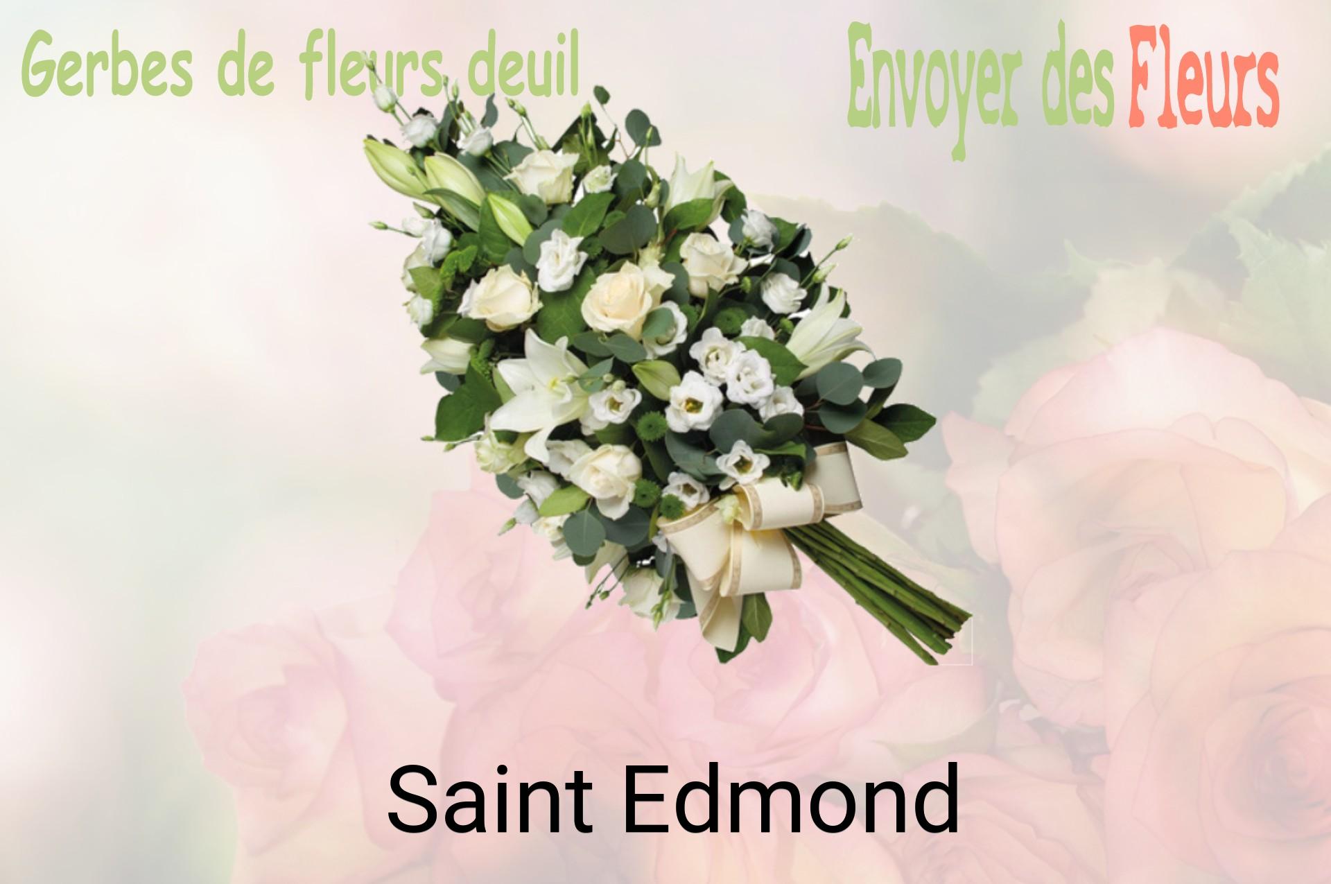 Gerbe de fleurs de deuil livrée à Saint-Edmond